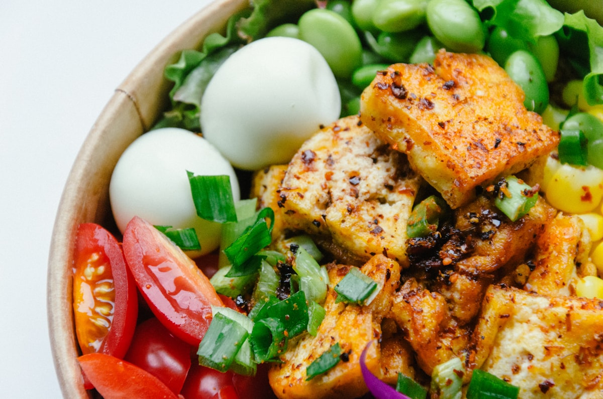 Tofu stir-fry with vegetables